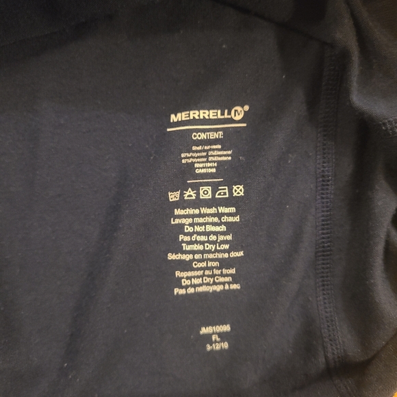 Merrell Opti-wick Navy Polo Shirt - Size Men's Medium - Picture 7 of 7